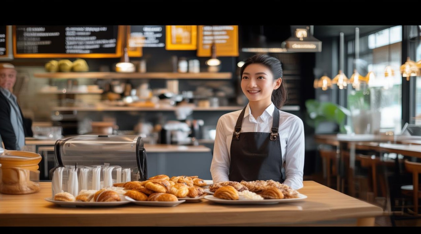 如何用英语高效点早餐？实用对话指南-图1