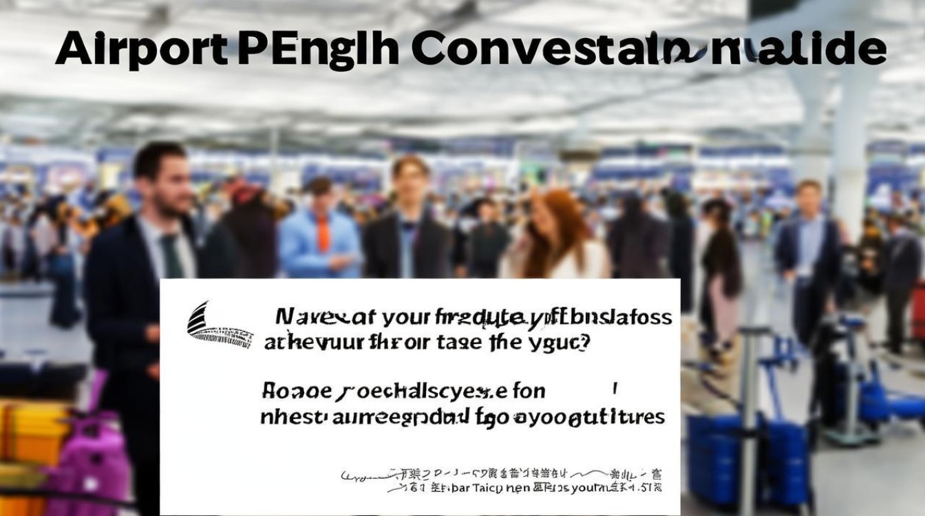 机场接机实用英语对话指南，如何轻松应对接机场景？-图1