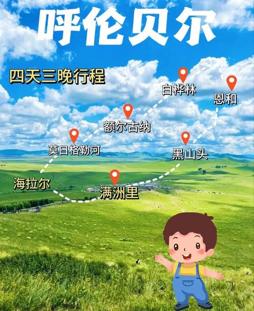 西安到呼伦贝尔大草原自驾游