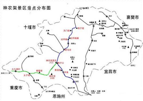 武汉到神农架自驾游最佳路线