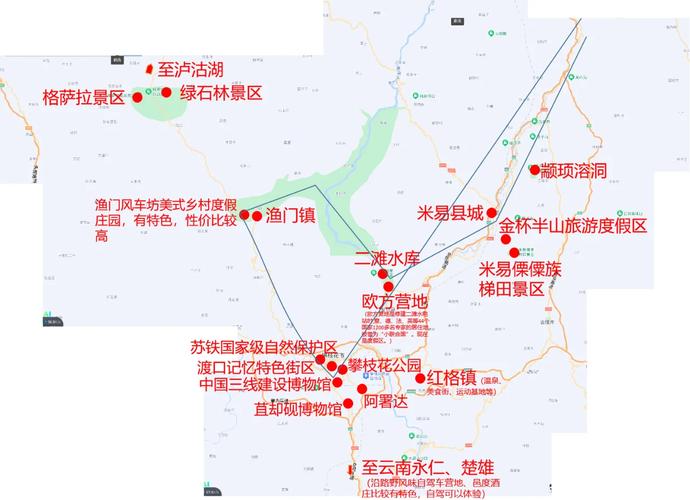 成都到攀枝花自驾游最佳路线