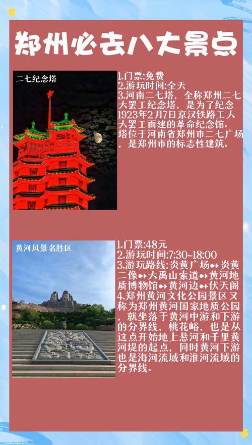 郑州市的旅游景点有哪些地方