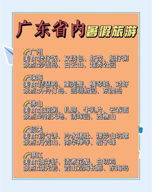 广东省景区旅游景点排名前十