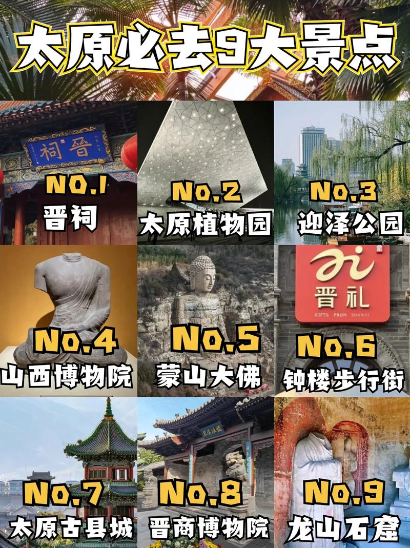 山西太原旅游景点大全排名榜