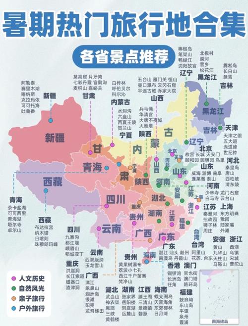 中国旅游景点地图高清版大图