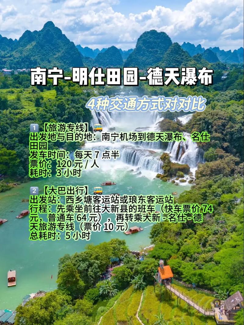 南宁到德天瀑布自驾游攻略