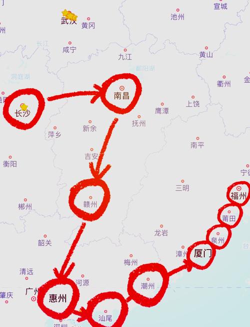 长沙到南昌途中经过哪些景点