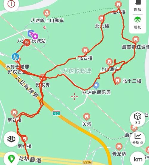 保定到八达岭长城自驾游