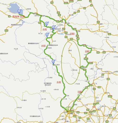 成都至青海湖自驾游路线