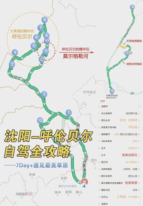 沈阳到海拉尔自驾游攻略