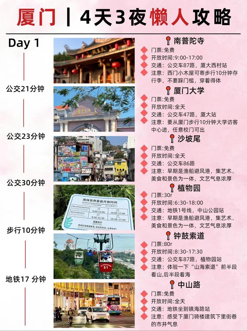 厦门自驾游攻略2025