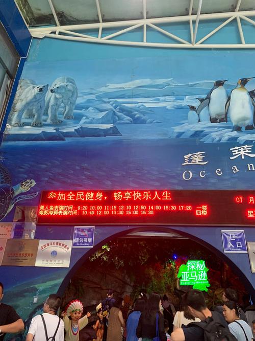 自驾游蓬莱海洋极地世界