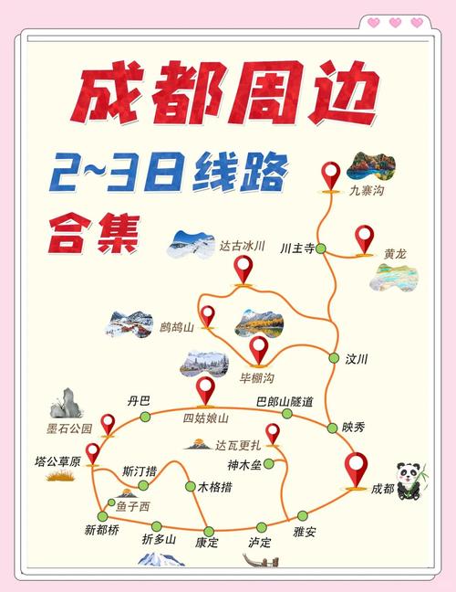 成都周边4日自驾游推荐
