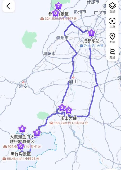 成都出发5天自驾游推荐