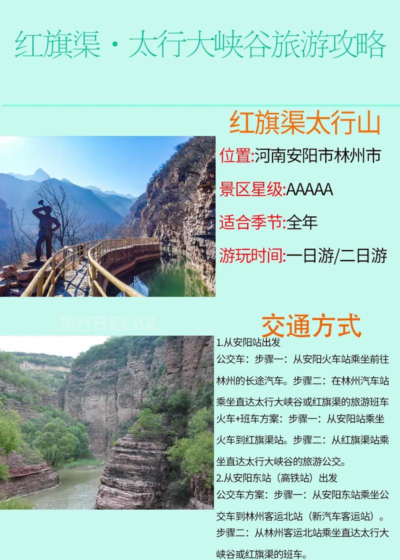 红旗渠旅游景点门票多少钱