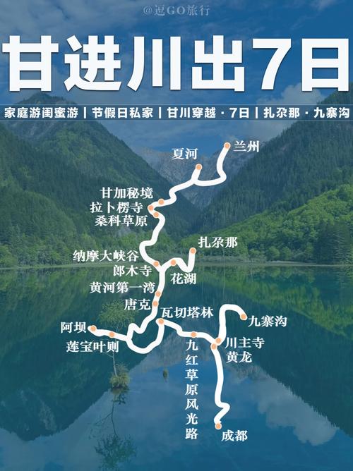 从兰州到九寨沟自驾游