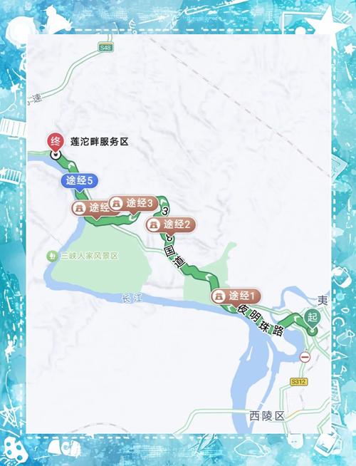 宜昌出发自驾游路线图