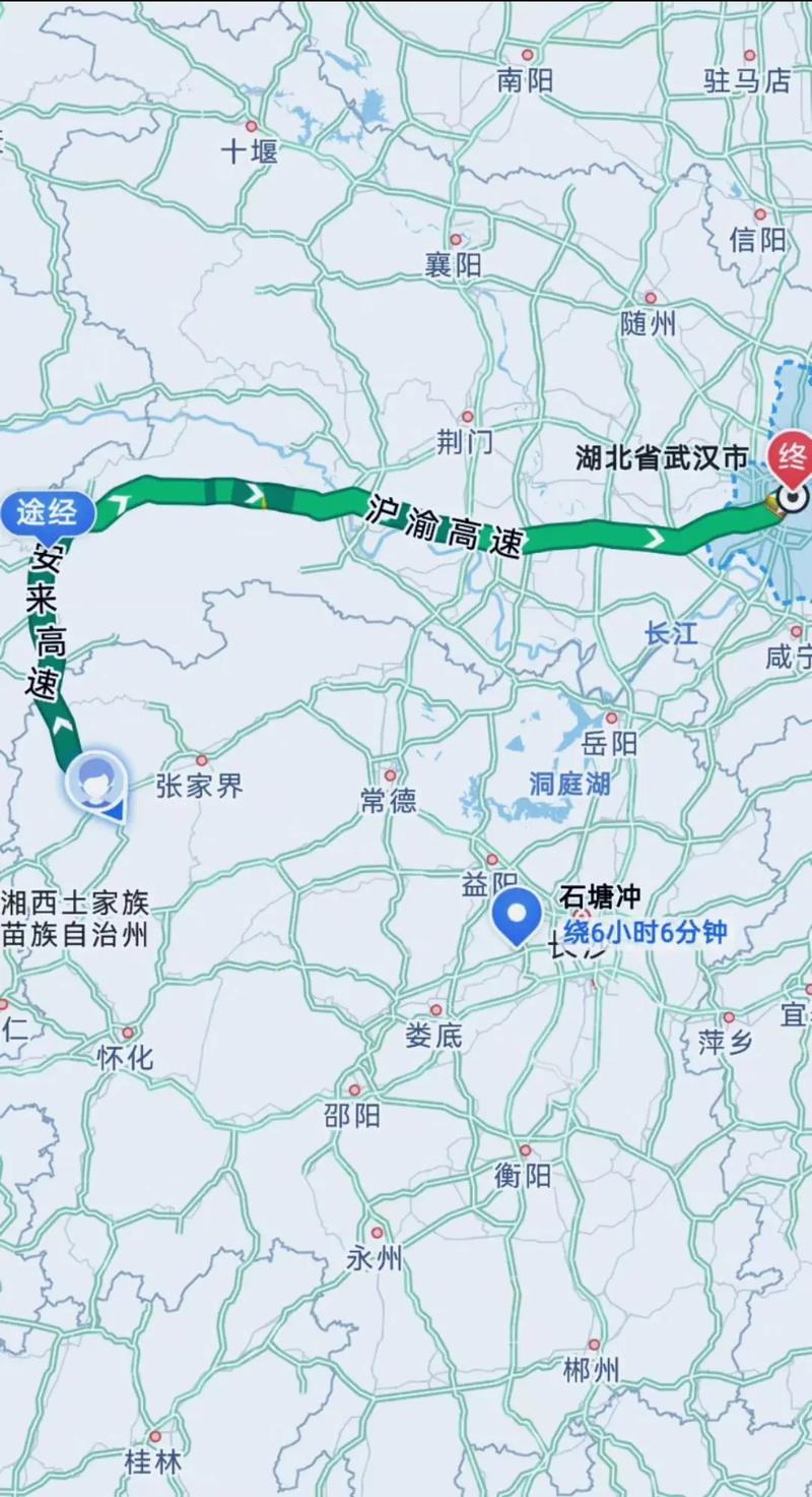 宜昌出发自驾游路线图