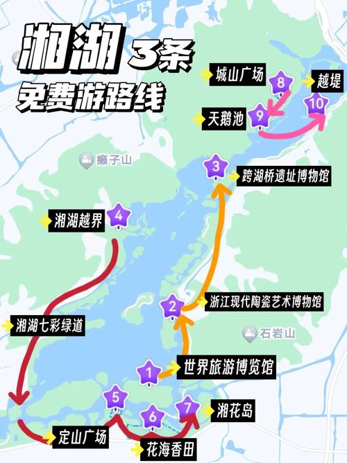 湘湖游玩自驾游路线图