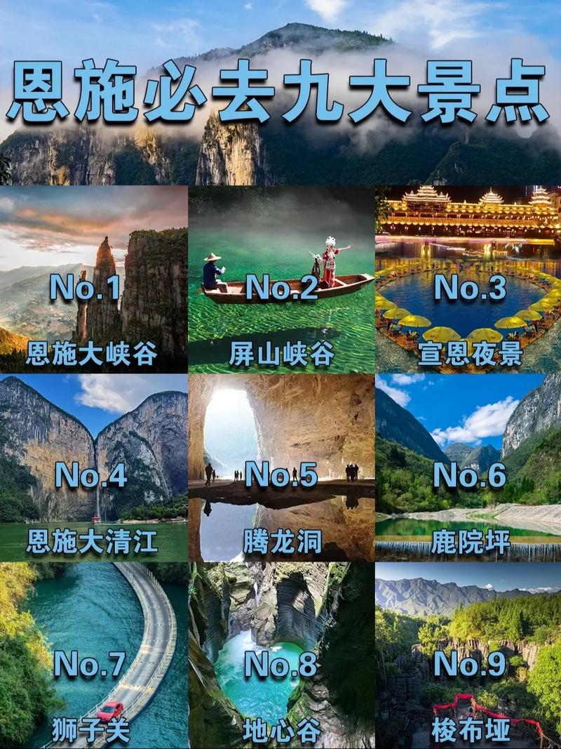 恩施十大旅游景点排行榜