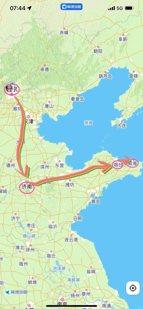 北京到威海七天自驾游