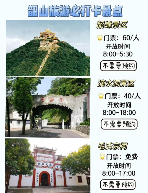 韶山旅游景点门票多少钱