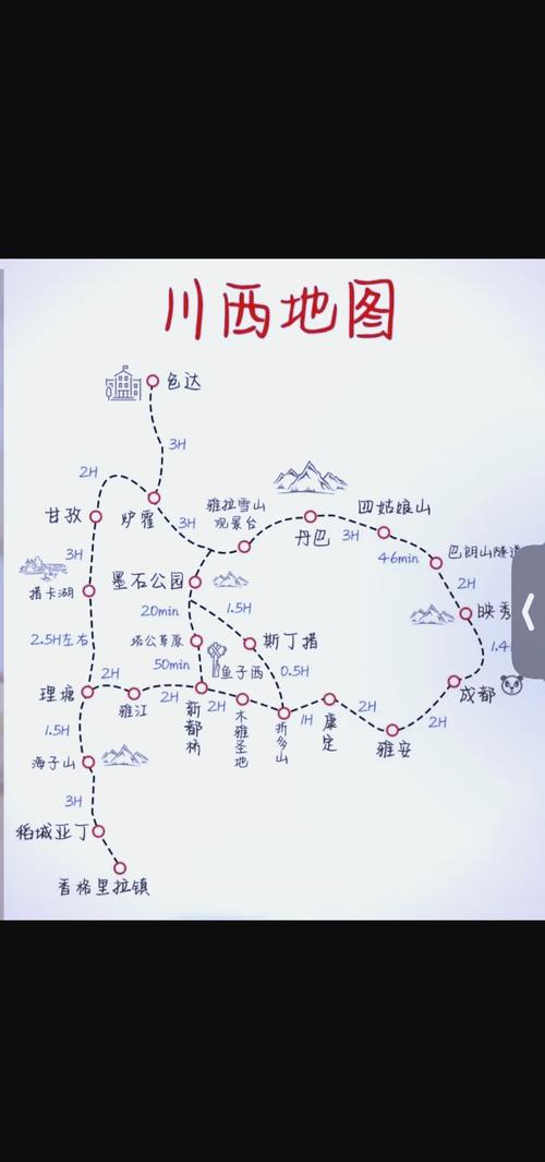 西安到川西自驾游路书