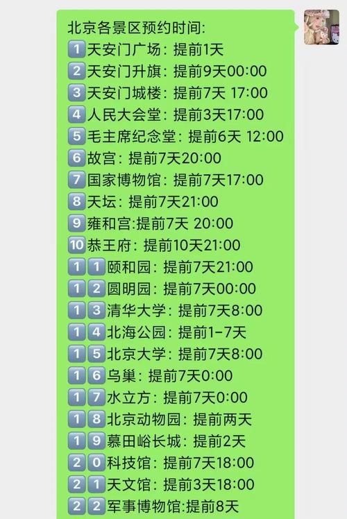 去北京旅游景点怎么预约
