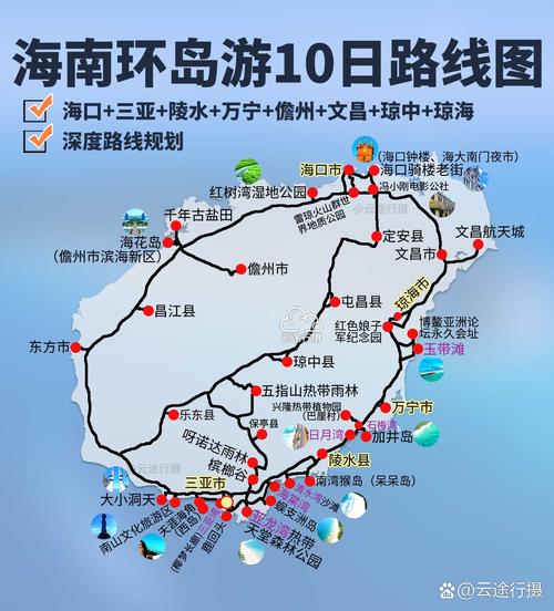 合肥到三亚自驾游路线