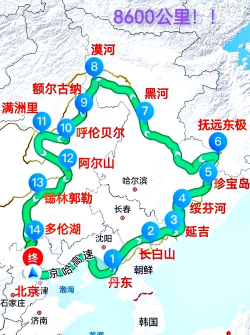 黑龙江边境自驾游线路