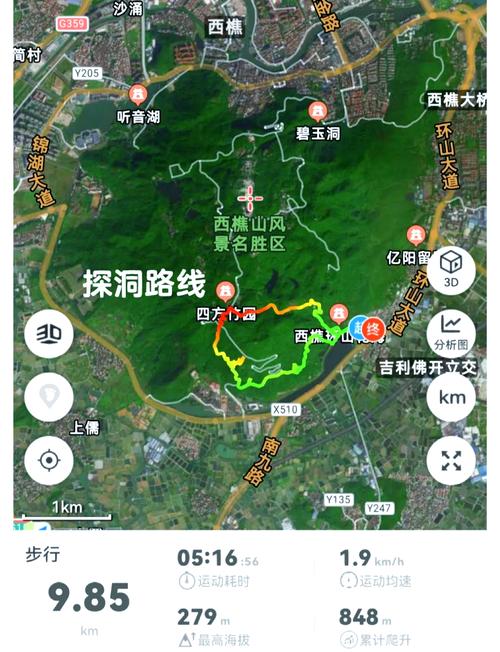 西樵山南门自驾游路线