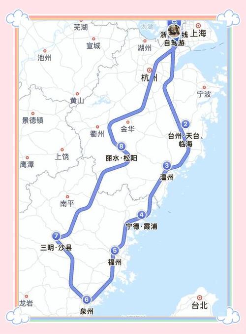 上海去福建自驾游6天
