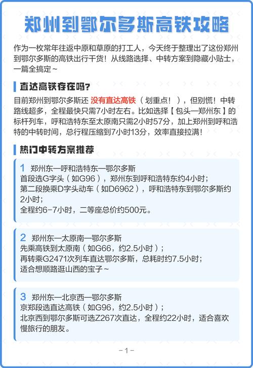 郑州到鄂尔多斯自驾游