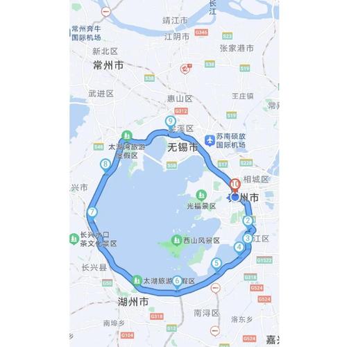 从无锡出发自驾游线路