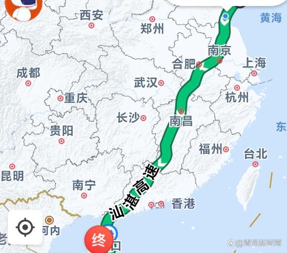 青岛到海南自驾游路线