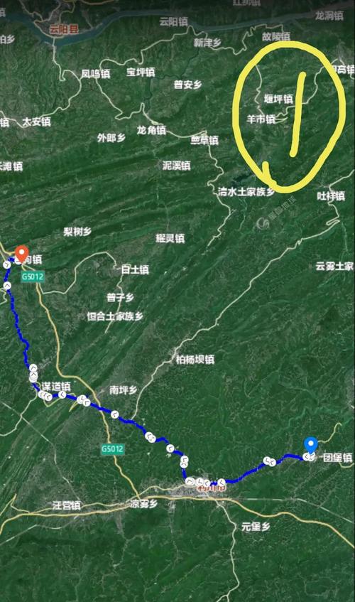 达州湖北自驾游路线图