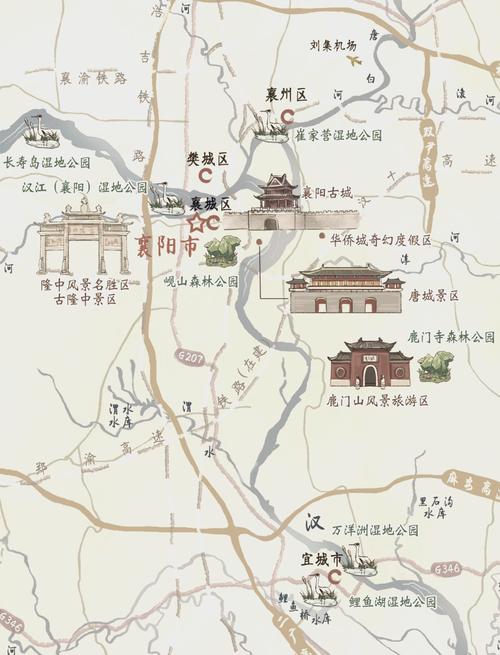 襄阳景区自驾游排行榜