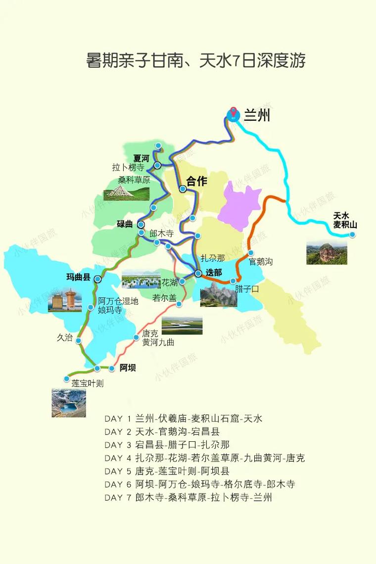 西安到天水兰州自驾游