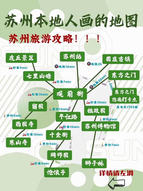 苏州旅游景点大全地图