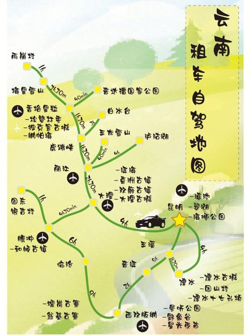 武汉至云南自驾游路线