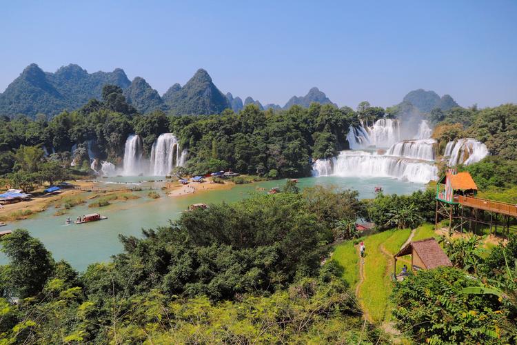 德天大瀑布附近的景点