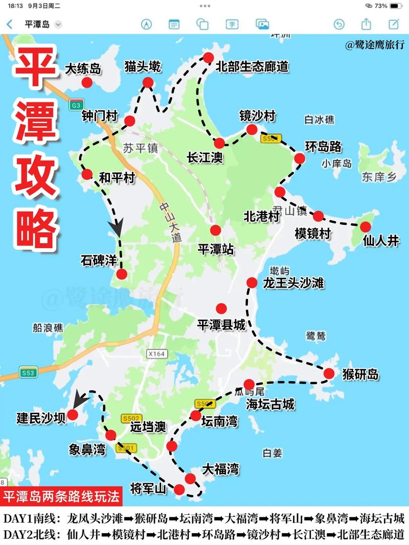 平潭自驾游一日游攻略