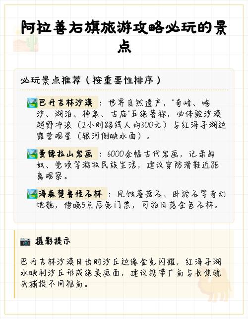 阿右旗旅游景点 攻略