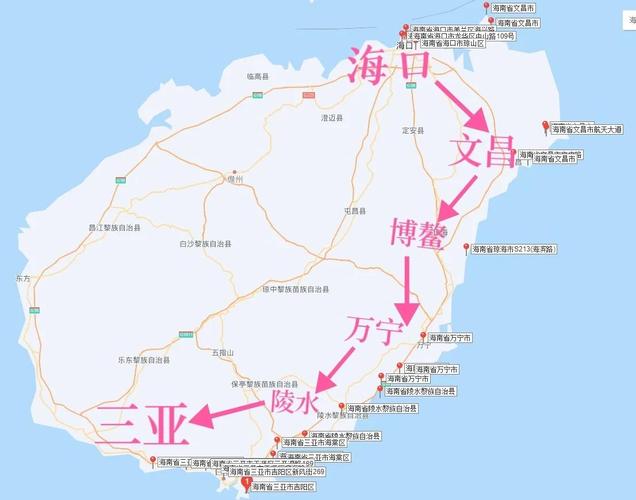 北海到海口自驾游路线
