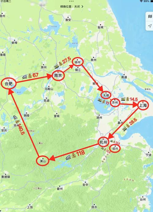 合肥到福建自驾游路线