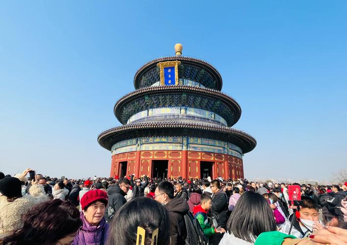 北京各景点迎游客高峰