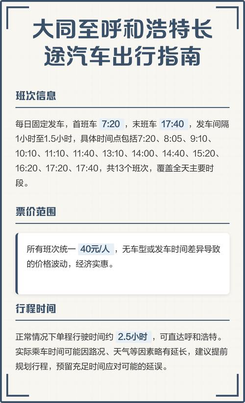 大同到呼和浩特自驾游