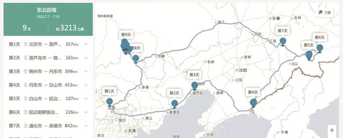 大庆到丹东自驾游几天