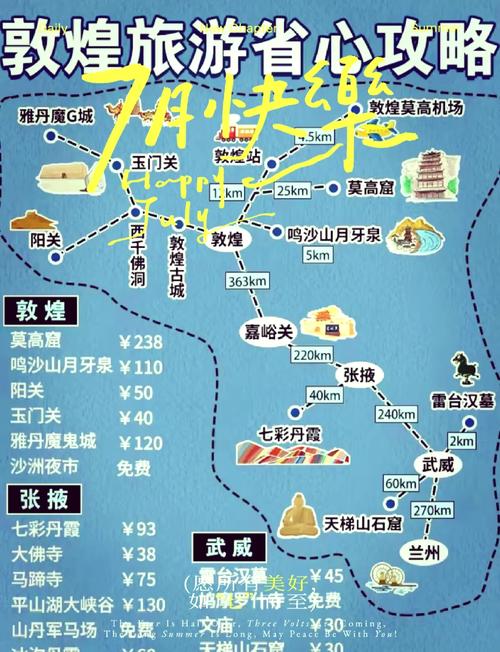 西安至敦煌自驾游线路